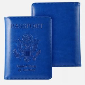 U.S.Passport Holder faux leather folding